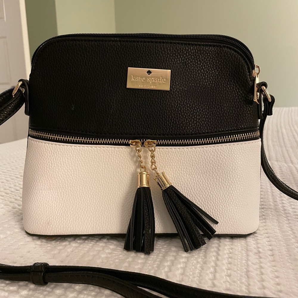 Black and White Kate Spade Crossbody